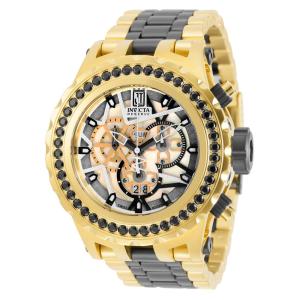 Relógio Masculino Invicta Jason Taylor com Mostrador Madrepérola, Dourado e Preto 32117