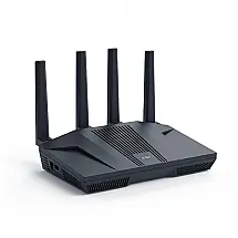 Roteador WiFi 6 GL.iNet Flint 2 Preto 2 Portas 2.5G Ethernet Alta Velocidade GL-MT6000 5V