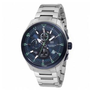 Relógio TechnoMarine Ocean Quantum Masculino 44mm, Aço TM318117