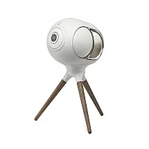 Suporte para caixa de som Devialet Treepod Phantom Ultimate 108 dB branco perolado em madeira e alumínio