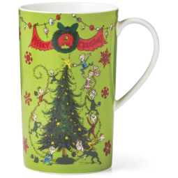 Caneca de 650mL, Tema de Natal com Material de Porcelana e Designer Que Muda de Cor com a Temperatura, LENOX 896339, Verde
