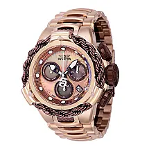 Relgio masculino Subaqua Alpha Swiss Ronda Z60 calibre com mostrador em madreprola - 50,5 mm. Rosa ouro. Marrom 43217