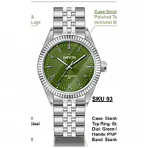 Relógio Feminino Invicta Specialty 36mm, Aço ZG49217