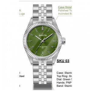 Relógio Feminino Invicta Specialty 36mm, Aço ZG49217