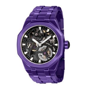 Relógio Mecânico Masculino Objet D Art, Invicta 40417, Roxo e Preto