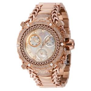 Relgio feminino Gladiador de diamante de 1,08 quilates com mostrador em madreprola - 43,2 mm. Ouro Rosa 41417
