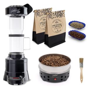 Torrador de Café Fresco até 1 kg para Uso Doméstico, 110V, Preto