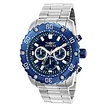 Relógio Masculino Pro Diver, Invicta ZG22517, Prata e Azul