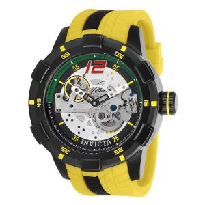 Relógio Masculino Invicta S1 Rally Race Team Automático 51, Preto e Amarelo 26617