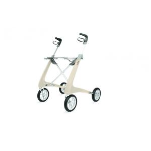 Andador Adulto Idoso com Assento, Suporta até 136 quilos, BYACRE BYA100LGW, Branco