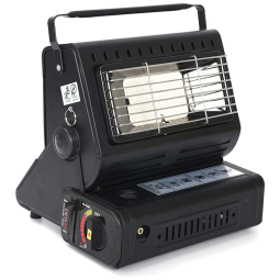 Aquecedor a Gás Portátil 13000 BTU com Controle de Temperatura, YINLEADER, Preto