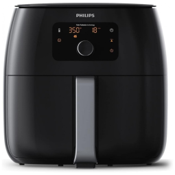Fritadeira Elétrica AirFryer 6.6 Litros de Capacidade, 110V 1725W, PHILIPS KITCHEN APPLIANCES HD9650, Preto
