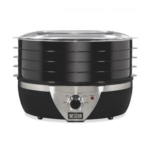 Desidratador de Alimentos 4 Bandejas com Controle de Temperatura, 500W, 110v, WESTON BRANDS 75 0640 W, Preto