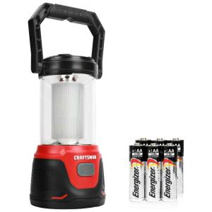 Lanterna de Led, 500 lumens com 6 Baterias AA Alcalinas Incluídas, CRAFTSMAN CMXLLAG65285, Vermelho