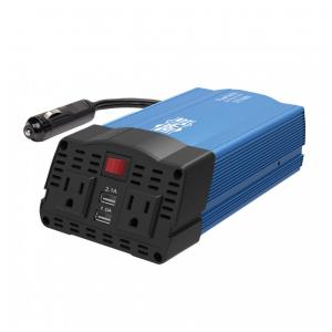 Inversor de Potência Automotivo 375W, 12V, com Porta USB e 2 Tomadas, TRIPP LITE PV375USB, Azul