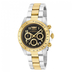 Relógio Masculino Invicta Speedway 39,5mm, Aço, Dourado 17027