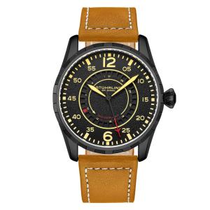 Relógio Masculino Stuhrling Aviador 4002 Quartzo 44mm, Marrom
