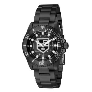 Relgio Feminino NHL Los Angeles Kings Invicta - 38mm, Preto - ZG-42227