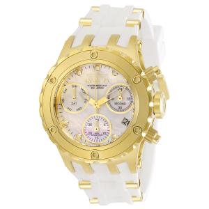 Relógio Feminino Specialty com Mostrador Madrepérola, Invicta 30427, Branco e Dourado