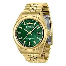 Relógio Feminino Aviator, Invicta 38427, Dourado e Verde