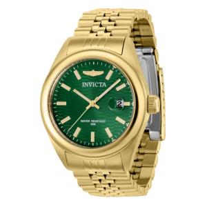 Relógio Feminino Aviator, Invicta 38427, Dourado e Verde