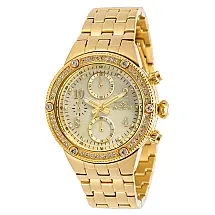 Relgio feminino anjo - 39 mm. Ouro ZG-29527