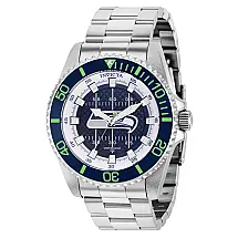 Relgio Masculino NFL Seattle Seahawks de 47mm em Ao Inoxidvel - Invicta ZG-36927