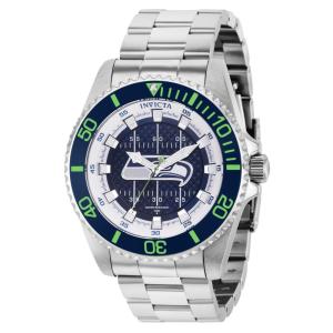 Relgio Masculino NFL Seattle Seahawks de 47mm em Ao Inoxidvel - Invicta ZG-36927