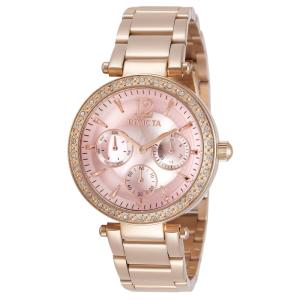 Relógio Feminino de Quartzo Angel, Invicta 29927, Ouro Rosa