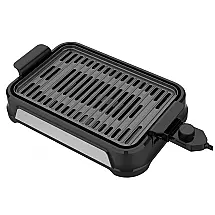 Churrasqueira Grill Elétrica com Controle de Temperatura, 110V, Mueller Ultra, Preta