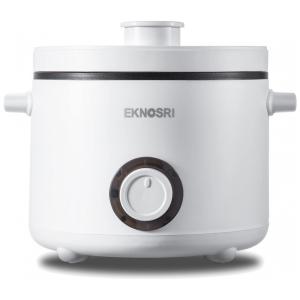 Panela Elétrica Multifuncional 2L, com Controle de Temperatura, 700W, 110v, EKNOSRI, Branco