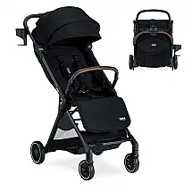 Carrinho de Bebê Britax Juniper Preto Compacto com Sistema FastPack até 22,7 kg