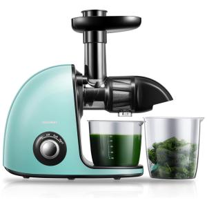 Espremedor de Frutas com 2 Modos de Velocidade, Fácil de Limpar e Motor Silencioso, 350W, HOUSNAT, Verde
