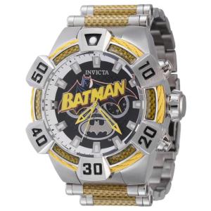 Relgio masculino Batman da DC Comics 52 mm. Ao. Amarelo 41137