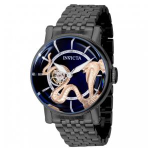 Relógio Masculino Automático Invicta Vintage 44mm Preto 43337