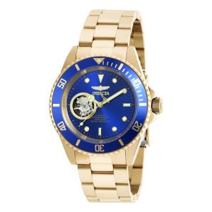 Relógio Masculino Automático Pro Diver, Invicta ZG 20437, Dourado e Azul