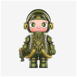 MEGA SPACE MOLLY 100 CLOTOlive Alienegra Caixa Surpresa Pop Mart