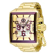 Relógio Masculino Pro Diver com Mostrador em Madrepérola, Invicta 35637, Dourado e Marrom