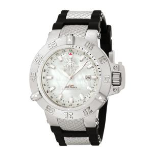 Subaqua Noma III Swiss Ronda 515.24H Calibre Masculino Relógio com Mostrador de Madrepérola - 50mm. Aço. Preto 0737