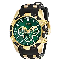 Relógio Masculino Speedway SCUBA, Invicta 25837, Preto, Dourado e Verde
