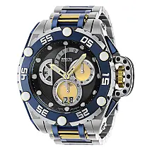 Relgio masculino Flying Fox Swiss Ronda 8040.N calibre - 52,5 mm. Ao. Ouro. Azul Escuro 36837