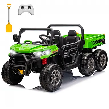 Caminhão Basculante Infantil Elétrico Verde