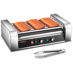 Máquina de HotDog Moongiantgo até 18 Salsichas por Vez, Aço Inoxidável 110V 840W