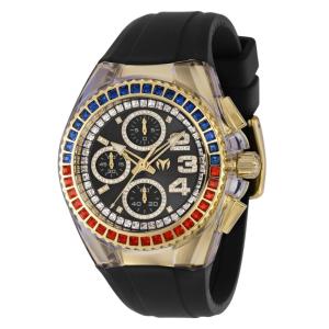 Relgio feminino TechnoMarine Cruise Glitz - 40 mm. Preto ZG-TM-121047