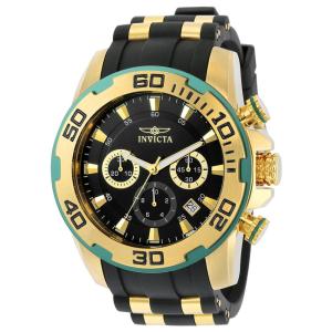 Relógio Masculino Pro Diver SCUBA, Invicta 22347, Preto, Dourado e Verde