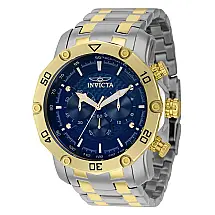 Relgio masculino profissional - 50 mm. Ao. Ouro 38447