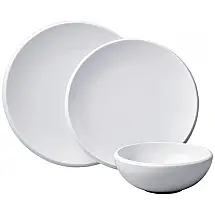 Aparelho de Jantar Villeroy & Boch NewMoon 12 Peças Porcelana Serviço para 4 Design Lua Crescente