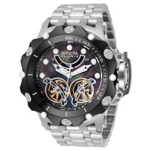 Relógio Masculino Automático Reserve Venom com Mostrador Madrepérola, Invicta 33547, Prata e Preto