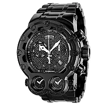Relógio Masculino Reserve Magnum Tria 2,49 quilates com Diamante, Invicta 37547, Preto