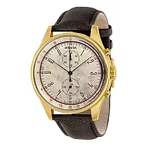 Relgio masculino vintage - 44 mm. Castanho Escuro 40847